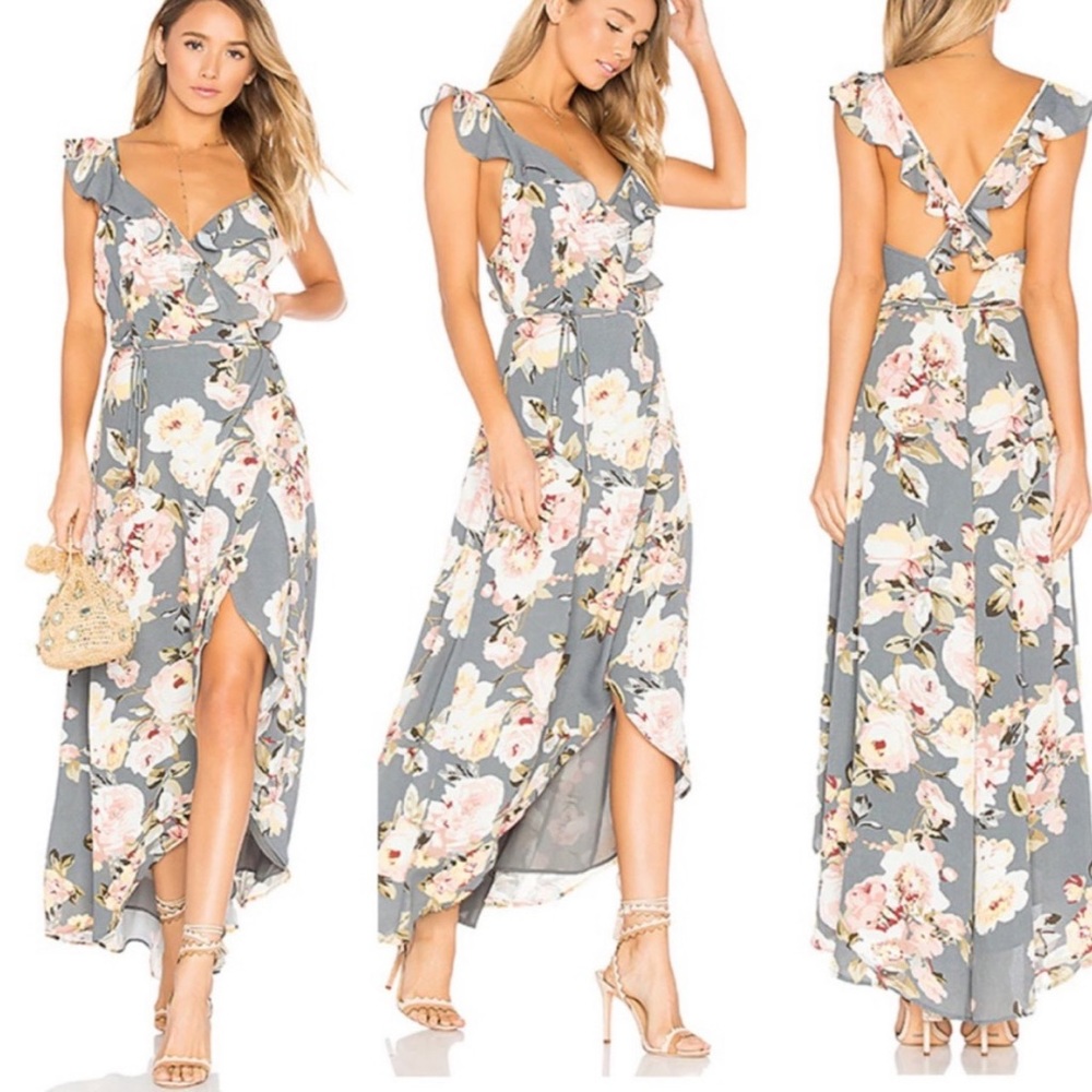 Privacy Please Floral Fillmore Wrap Dress